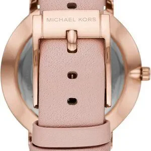 Women\'s Three-Hand Blush Leather Pyper Watch by Michael Kors (Model: MK2741) Amazon.com: Michael Kors Watch for Women, Pyper Three-Hand  main image 4